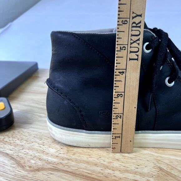 Keen Men's Timmons Chukka Boots 13 Black Soft Leather Lace Up Moc Toe Lace Up - Picture 13 of 14